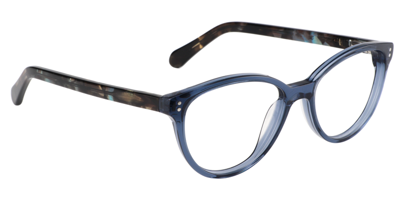 Cateye Dark Blue Glasses3