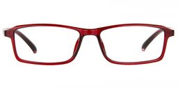 Jasper Rectangle Red Glasses0