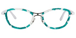 Winni Oval Green Glasses0