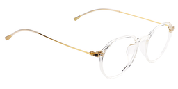 Michelle Geometric Clear Glasses4