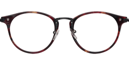 Kana Round Purple Floral Glasses2