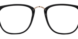 Devin Rectangle Black Glasses2