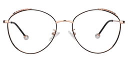 Abiola Round Black Glasses0