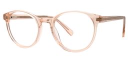 Andrew Round Beige/Clear Glasses3