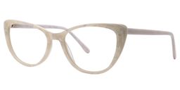 Sakura Cat eye White Glasses3