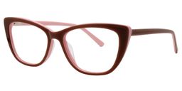 Acton Rectangle Brown Glasses3
