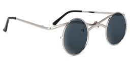 Esther Round Sliver Sunglasses2