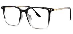 Tobias Square Black Glasses1