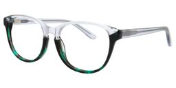 Agassi Square Green Glasses2