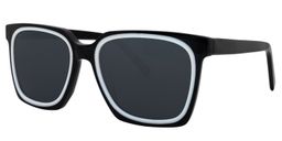 Akbar Square Black Sunglasses3