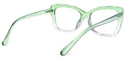 Wendell Cateye Green Glasses4