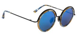 Alban Round Blue Floral Sunglasses2