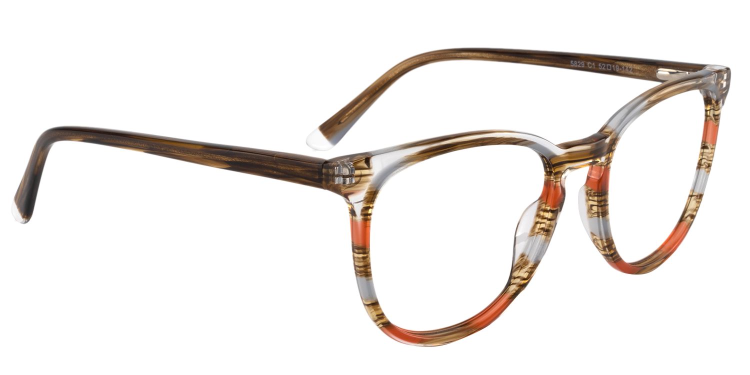 Square Red Glasses | Zeelool Glasses2