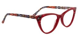 Jill Cateye Red Glasses3