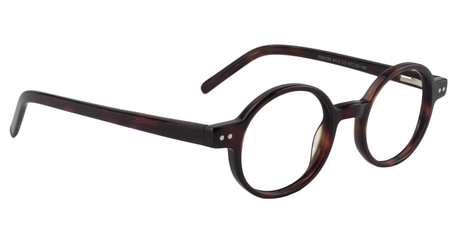 Oval Light Brown Glasses | Zeelool Glasses3