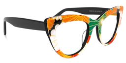 Makie Cateye Black Glasses2