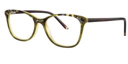 Alcuin Rectangle Dark Green Glasses3