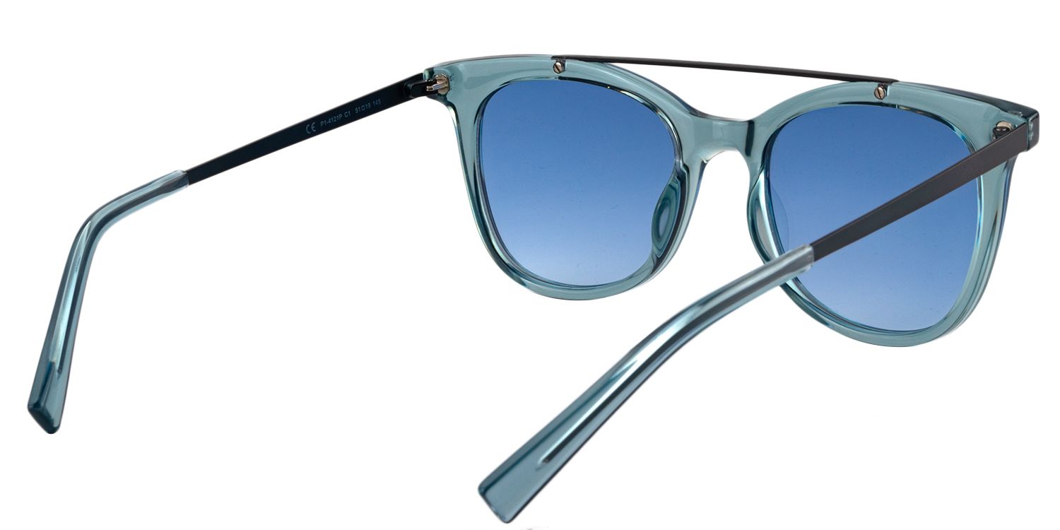 Cat-eye Blue Sunglasses | Zeelool Sunglasses5