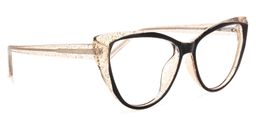 Tarun Cateye Beige Glasses2