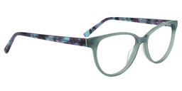 Agrippina Oval Green Glasses3
