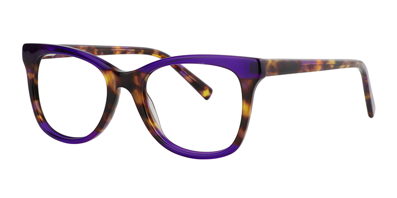 Rectangle Purple Glasses | Zeelool Eyewear2
