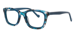 Solomon Rectangle Blue Black Glasses2