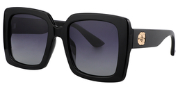 Damian Square Black Sunglasses2