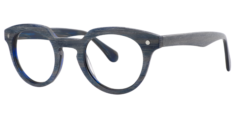 Round Dark Blue Glasses | Zeelool Eyeglass Frames2