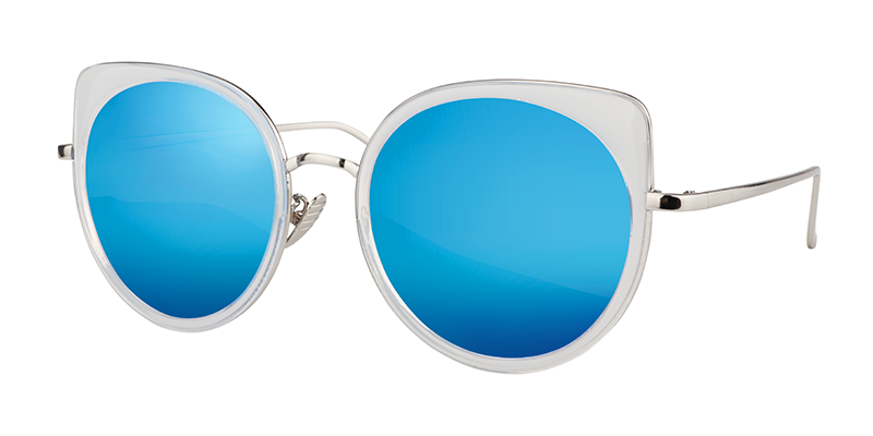 Cateye Clear Sunglasses | Zeelool Sunshades3