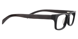 Damon Rectangle Black Glasses4