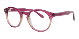 Kimberly Round Purple Glasses2