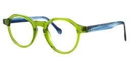 Alexa Round Green Glasses3