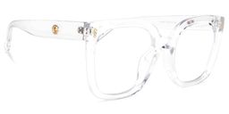 Ebony Square Clear Glasses2