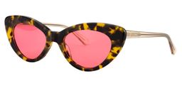 Alfreda Cat eye Tortoise Sunglasses3