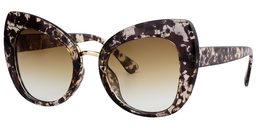 Queenie Cateye Light Tortoise Sunglasses2