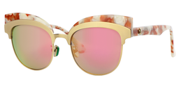 Pansy Browline Orange Sunglasses2