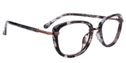 Beryl  Oval Black Glasses 3