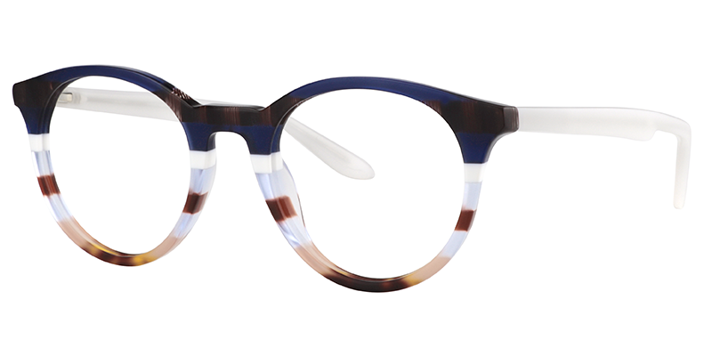 Round Dark Blue Glasses | Zeelool Eyeglass Frames2
