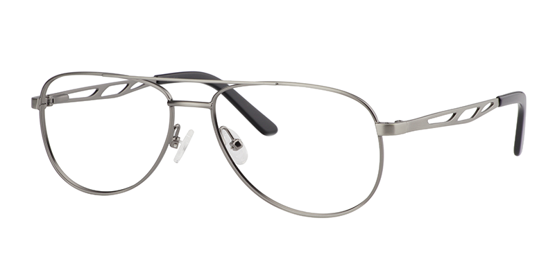 Aviator Gray Glasses | Zeelool Eyeglasses Online2
