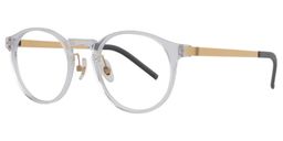 Yolanda Round Clear Glasses3