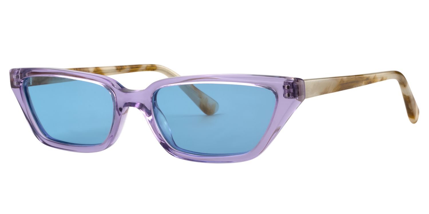 Rectangle Purple Sunglasses | Zeelool Sunglasses3