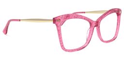 Isaebella Butterfly Bright-Pink Glasses2
