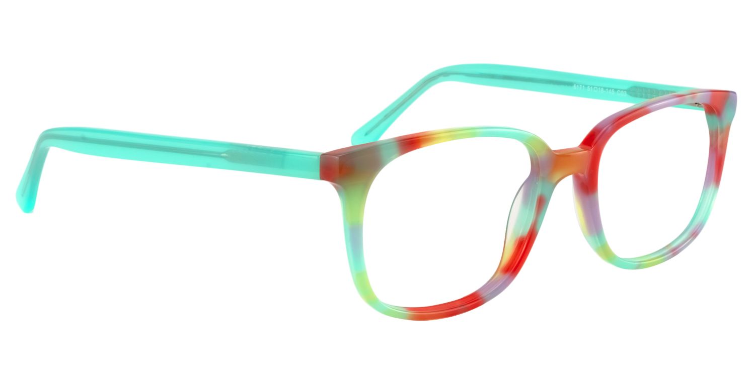 Rectangle Green Glasses | Zeelool Glasses3