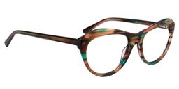 Xela Cat eye Brown Glasses2