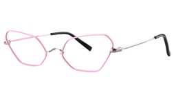 Xzavier Geometric Pink Glasses2