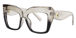 Alberta Cat Eye Gray Glasses2