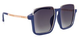 Garry Square Blue Sunglasses2