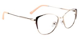 Calandra Cat eye Silver Glasses3