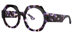 Johnny Geometric Purple-Floral Glasses2