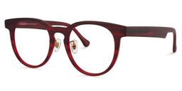 Calliste Round Red Glasses3